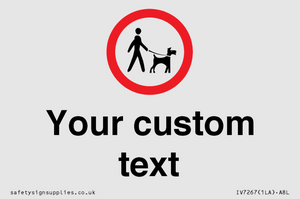 IV7267: Custom Road regulatory Dogs on leads