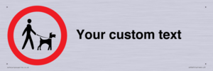 IV7267: Custom Road regulatory Dogs on leads