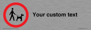 IV7267: Custom Road regulatory Dogs on leads