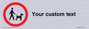 IV7267: Custom Road regulatory Dogs on leads