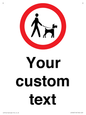 IV7267: Custom Road regulatory Dogs on leads