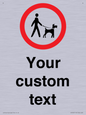 IV7267: Custom Road regulatory Dogs on leads