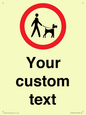 IV7267: Custom Road regulatory Dogs on leads