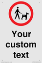 IV7267: Custom Road regulatory Dogs on leads