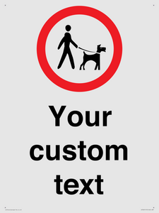 IV7267: Custom Road regulatory Dogs on leads