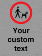 IV7267: Custom Road regulatory Dogs on leads