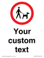 IV7267: Custom Road regulatory Dogs on leads