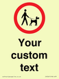 IV7267: Custom Road regulatory Dogs on leads