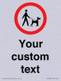 IV7267: Custom Road regulatory Dogs on leads