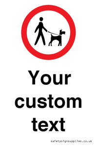 IV7267: Custom Road regulatory Dogs on leads