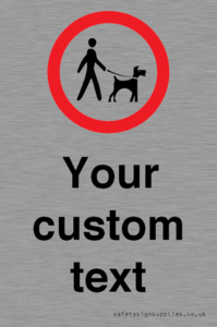 IV7267: Custom Road regulatory Dogs on leads