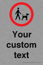IV7267: Custom Road regulatory Dogs on leads