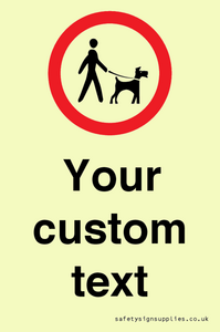 IV7267: Custom Road regulatory Dogs on leads