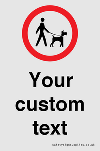 IV7267: Custom Road regulatory Dogs on leads