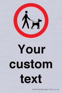 IV7267: Custom Road regulatory Dogs on leads