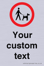IV7267: Custom Road regulatory Dogs on leads