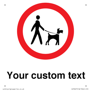 IV7267: Custom Road regulatory Dogs on leads