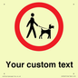 IV7267: Custom Road regulatory Dogs on leads