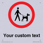 IV7267: Custom Road regulatory Dogs on leads