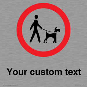 IV7267: Custom Road regulatory Dogs on leads