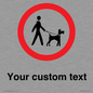 IV7267: Custom Road regulatory Dogs on leads