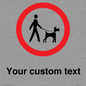 IV7267: Custom Road regulatory Dogs on leads