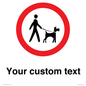 IV7267: Custom Road regulatory Dogs on leads