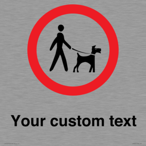 IV7267: Custom Road regulatory Dogs on leads