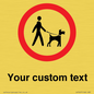 IV7267: Custom Road regulatory Dogs on leads