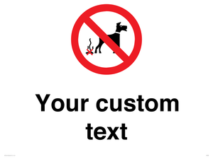 IV7268: Custom Prohibition No dog fouling