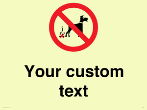 IV7268: Custom Prohibition No dog fouling