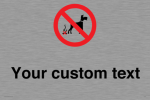 IV7268: Custom Prohibition No dog fouling