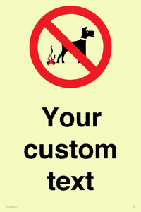 IV7268: Custom Prohibition No dog fouling