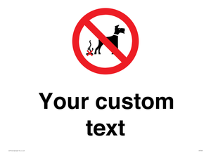 IV7268: Custom Prohibition No dog fouling