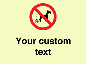 IV7268: Custom Prohibition No dog fouling