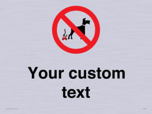 IV7268: Custom Prohibition No dog fouling