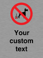 IV7268: Custom Prohibition No dog fouling