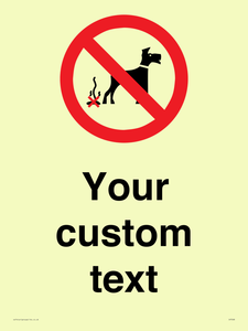 IV7268: Custom Prohibition No dog fouling