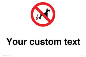 IV7268: Custom Prohibition No dog fouling