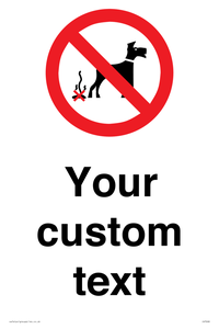 IV7268: Custom Prohibition No dog fouling