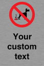 IV7268: Custom Prohibition No dog fouling