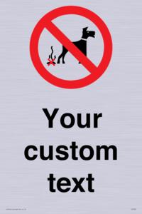 IV7268: Custom Prohibition No dog fouling