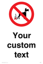 IV7268: Custom Prohibition No dog fouling