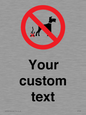 IV7268: Custom Prohibition No dog fouling