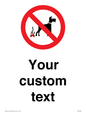 IV7268: Custom Prohibition No dog fouling