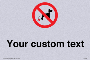 IV7268: Custom Prohibition No dog fouling