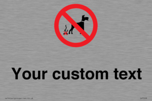 IV7268: Custom Prohibition No dog fouling
