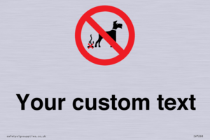 IV7268: Custom Prohibition No dog fouling