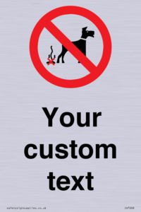 IV7268: Custom Prohibition No dog fouling