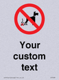 IV7268: Custom Prohibition No dog fouling